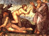 The Creation of Eve, Michelangelo. Sistine Chapel, Pauline Chapel
